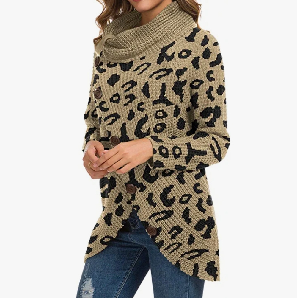 Grecerelle Chunky Wrap Sweater size S